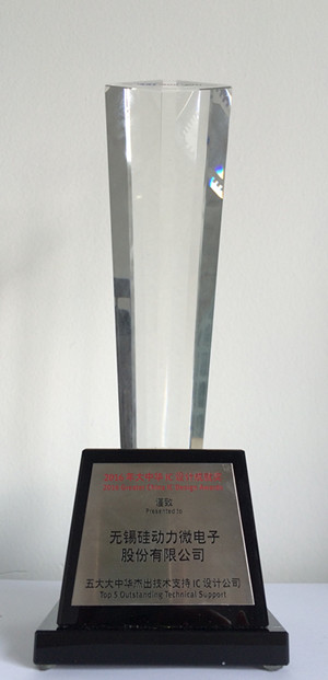 硅動力榮獲“大中華杰出技術(shù)支持IC設(shè)計公司”稱號(圖1)